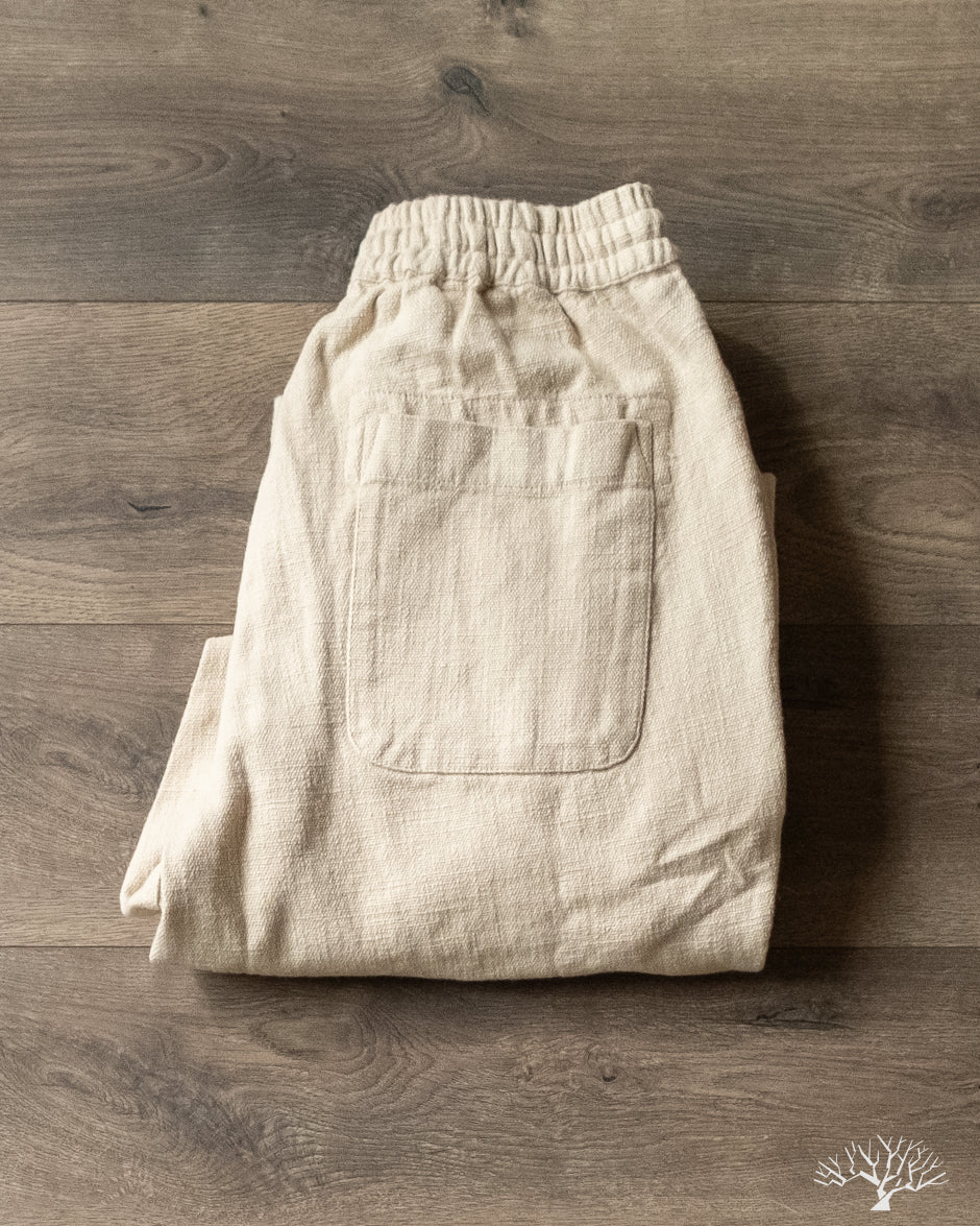 3sixteen Easy Pant - Alabaster Cotton/Linen