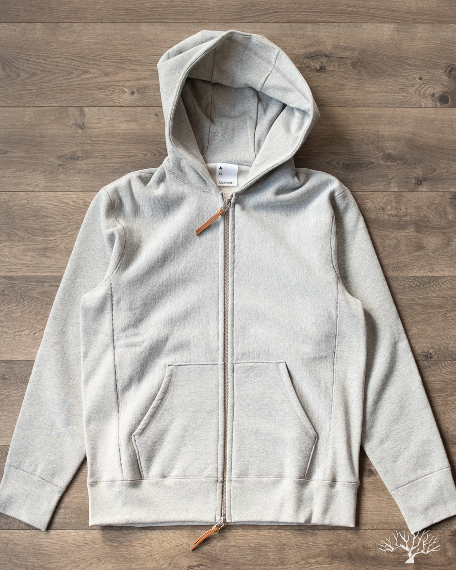 Heavyweight Zip Hoody Grey