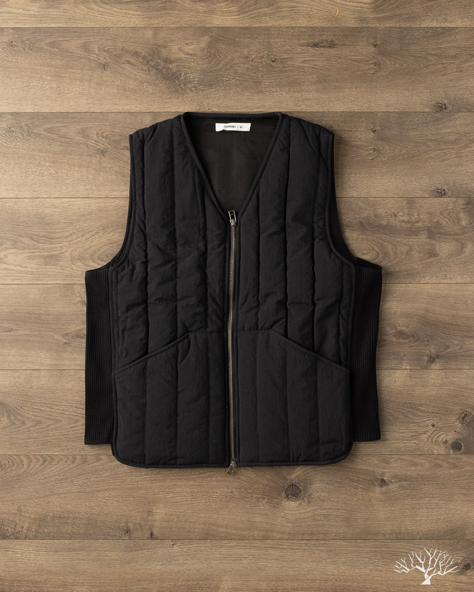 3sixteen - Liner Vest - Black Ripstop – Withered Fig