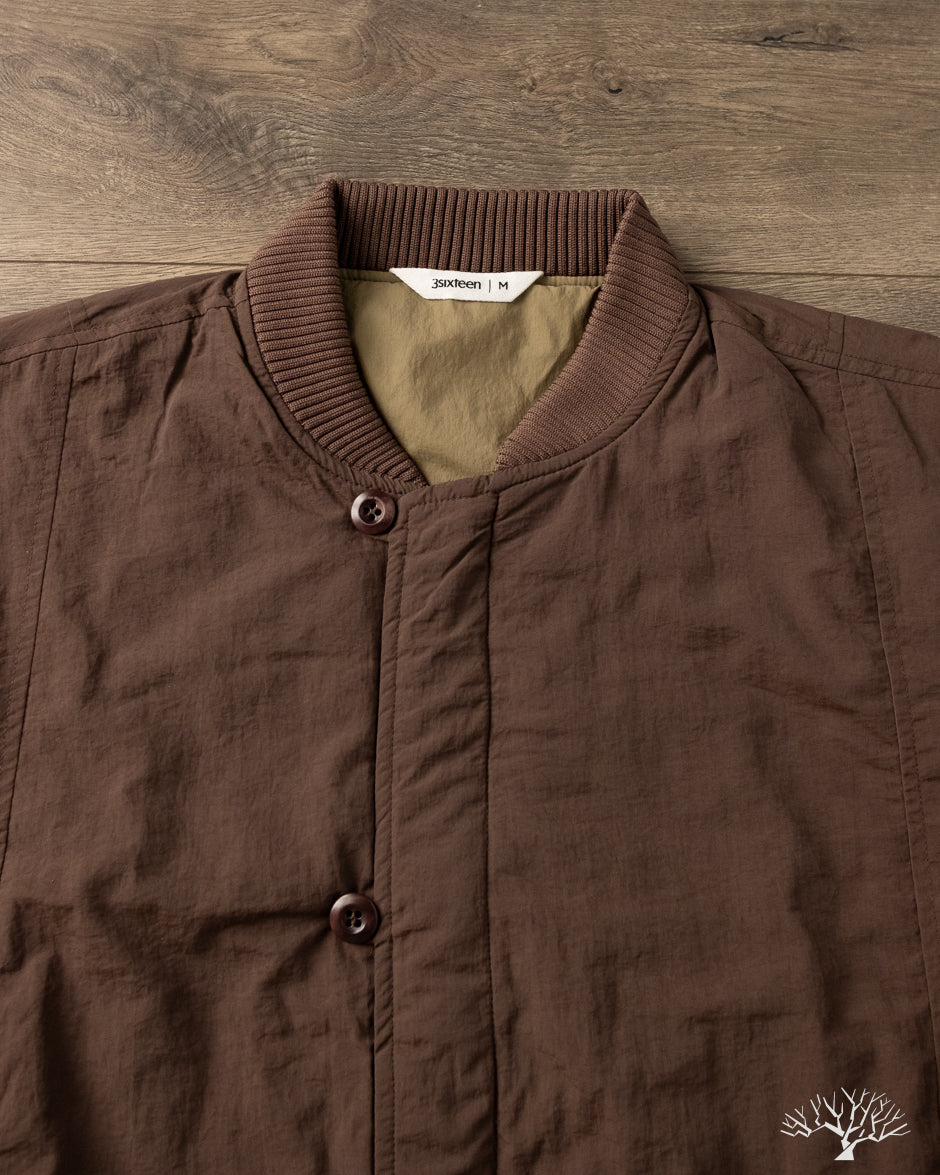 3sixteen - Loop Bomber - Brown – Withered Fig