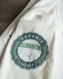C.O.F. Studio Railway Jacket - Organic 13oz Ecru Stone Wash Denim