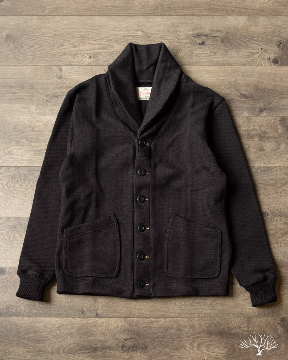 Shawl Sweater Coat Black (Modified)