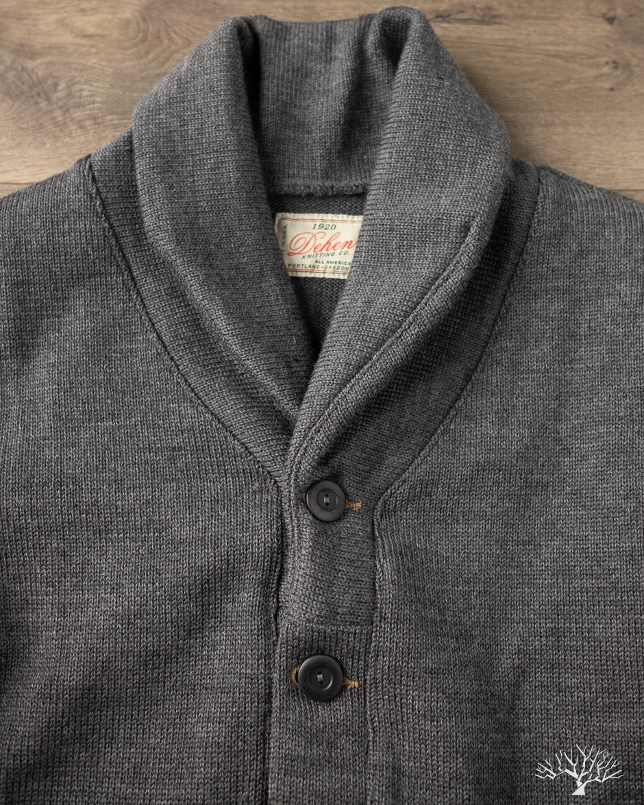 Dehen 1920 - Shawl Sweater Coat 2.0 - Charcoal (Modified