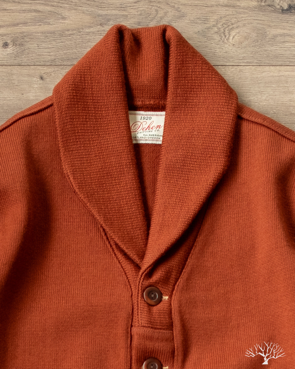 Dehen 1920 Shawl Sweater Coat 2.0 - Tobacco (Modified)