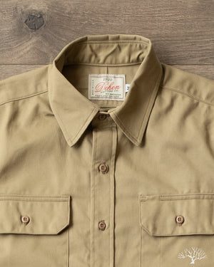 Dehen 1920 Short-Sleeve Drover Shirt - Alvord Khaki