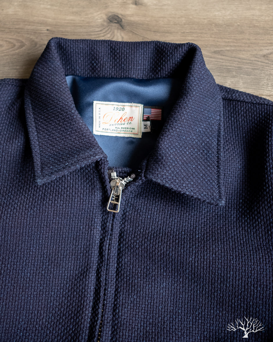 Dehen 1920 - Weekender Jacket - Indigo Sashiko – Withered Fig
