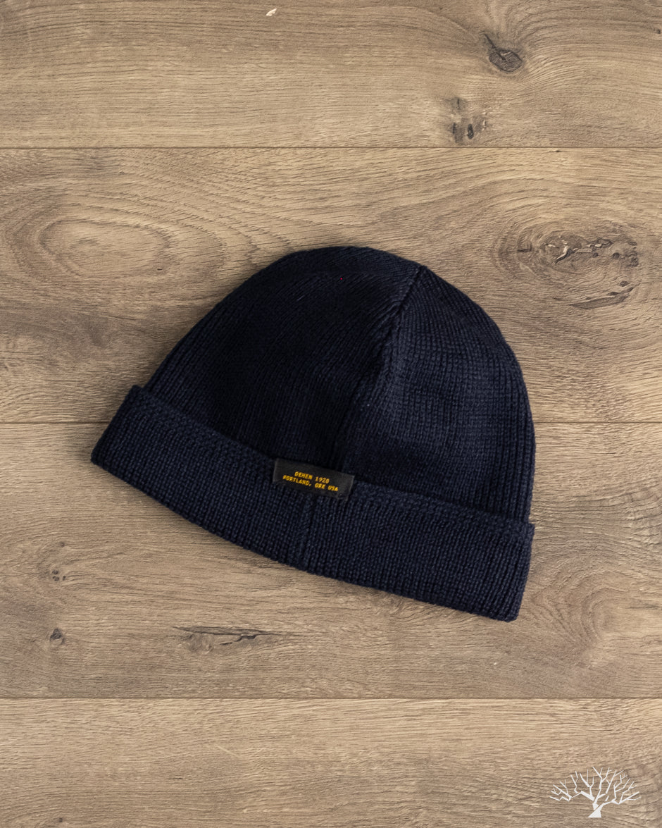 Dehen 1920 - Wool Knit Watch Cap - Dark Navy – Withered Fig