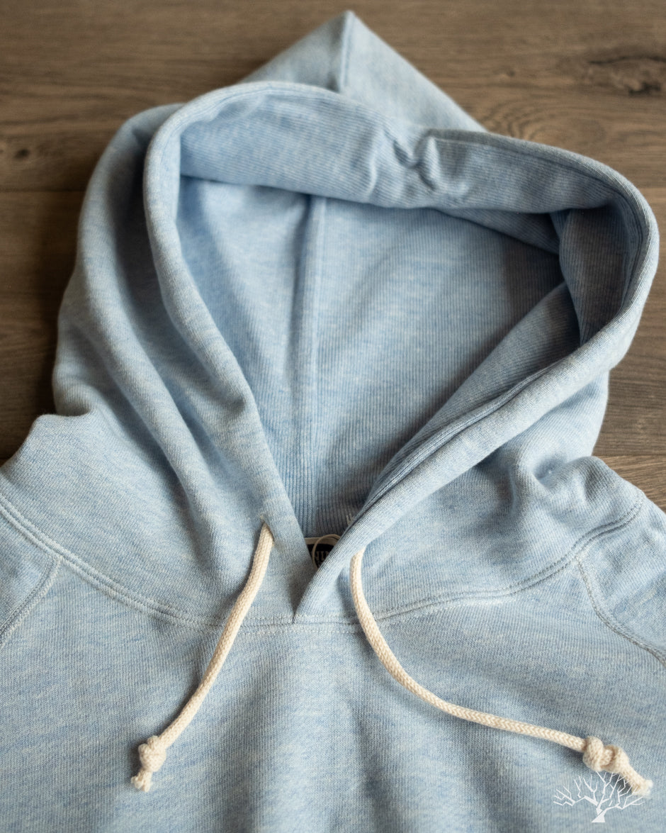 Denime - 88/12 Heather Four Needle Hoodie (Lot 270) - Blue