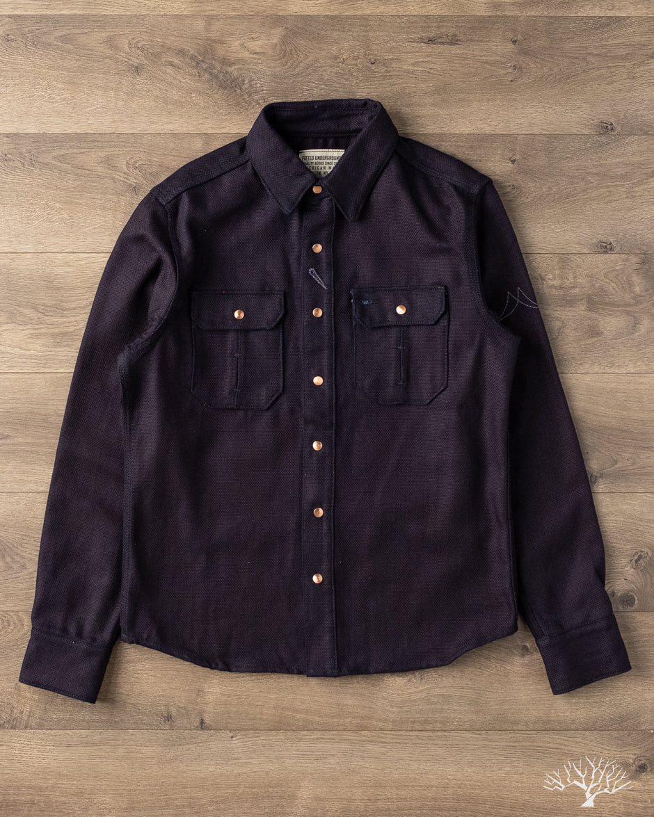 Fitted Underground - LES Chelsea Sashiko Work Shirt – Withered Fig