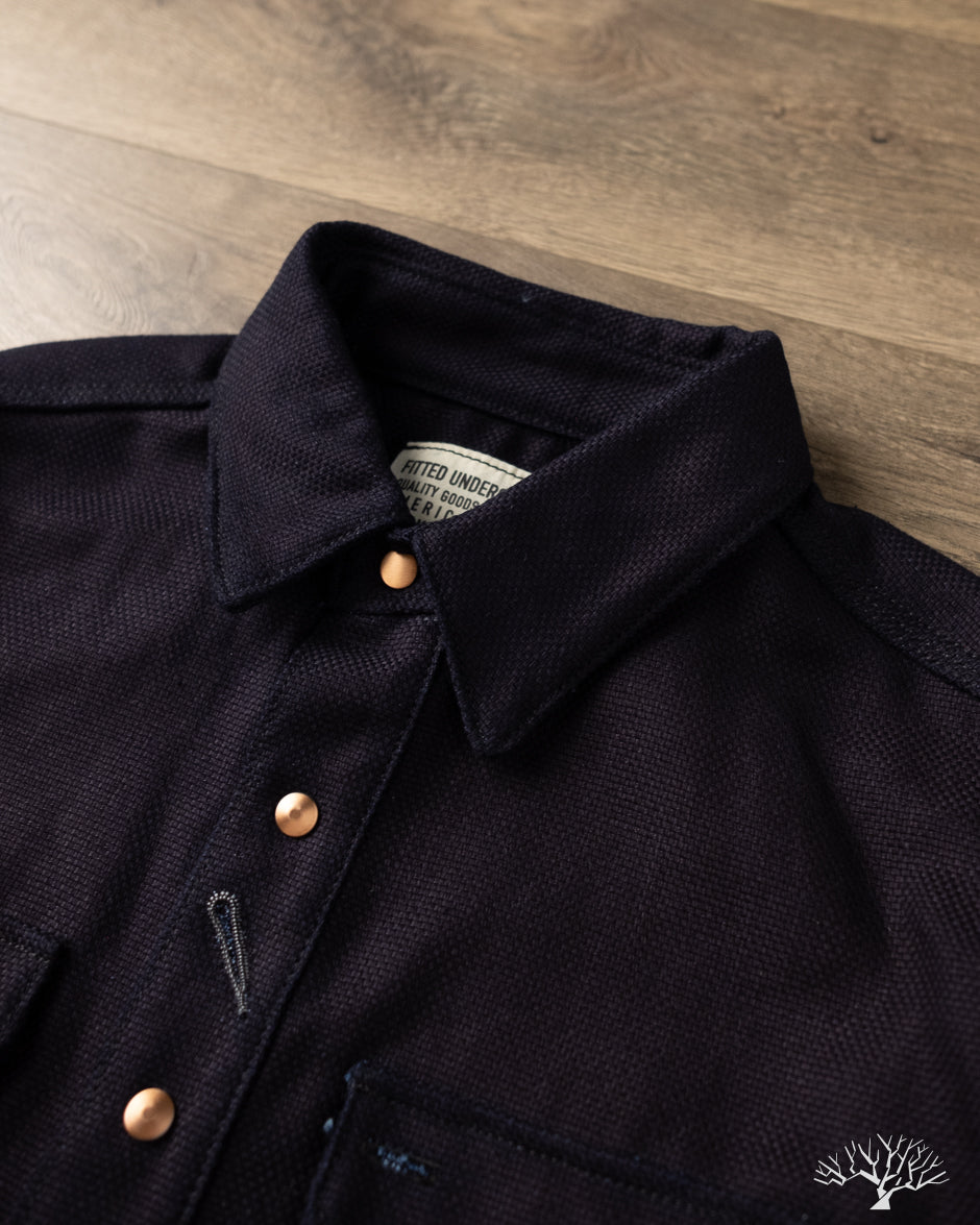 Fitted Underground - LES Chelsea Sashiko Work Shirt – Withered Fig