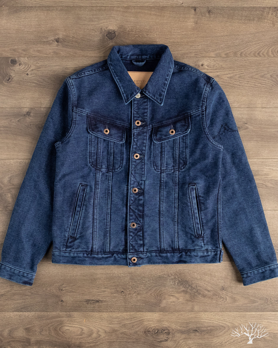 Fitted Underground - Strider Sashiko Trucker Jacket – Withered Fig