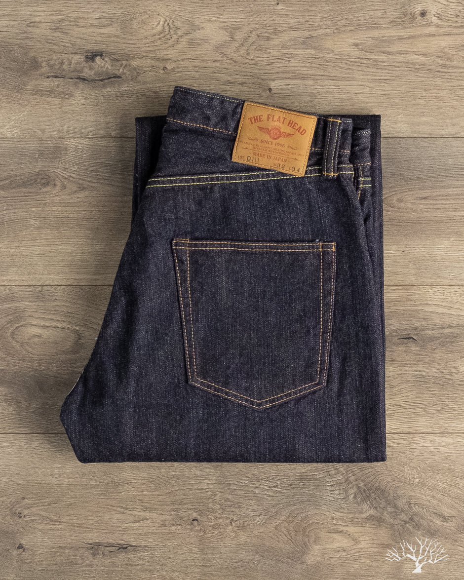パンツ THE FLAT HEAD FN-D111 WIDE STRAIGHT 38 The Flat Head FN-D111 14.5oz Wide Straight Jeans
