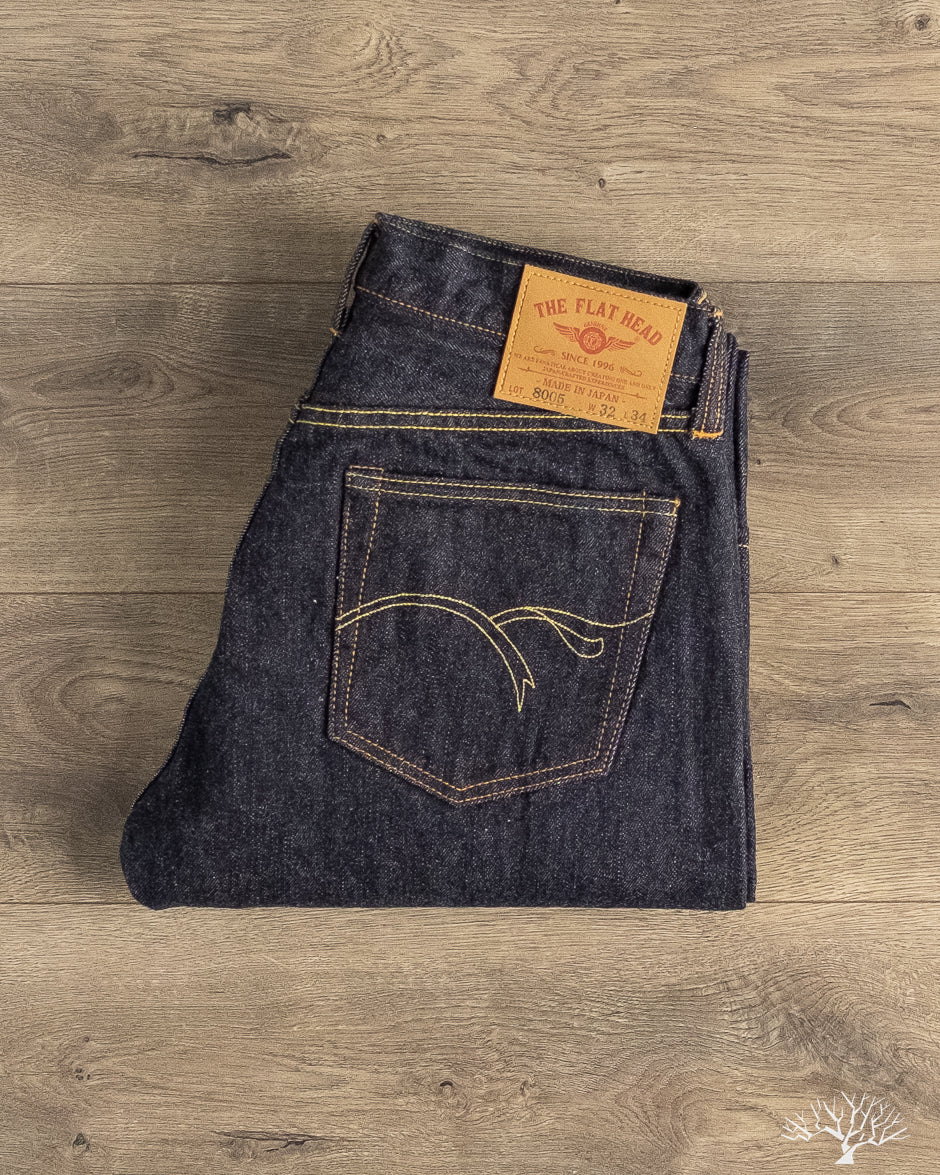 THE FLAT HEAD デニム　F350 W32 L36 Flat Head - FN-8005 - 18oz Regular Straight Indigo Selvedge Denim