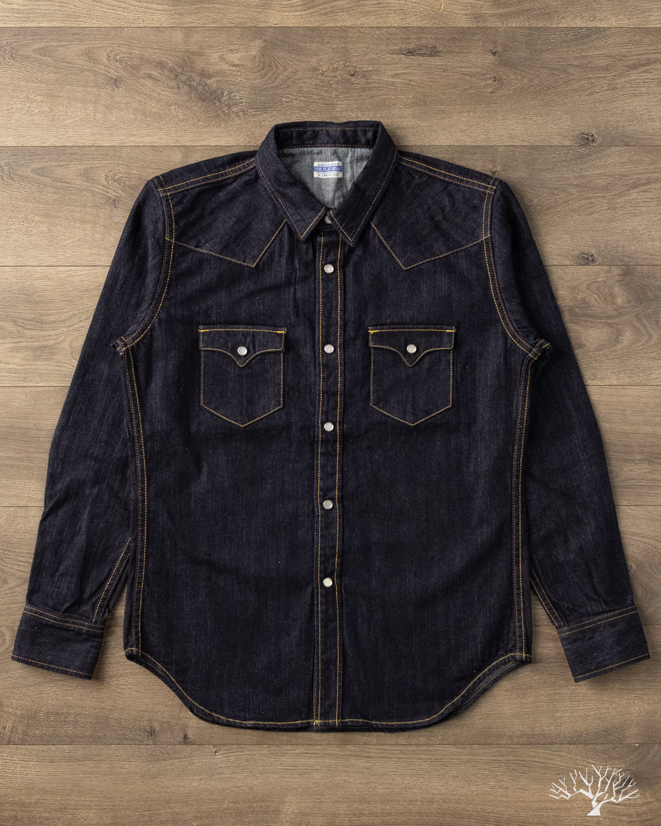 The Flat Head - FN-SDW-002L - 1950's 10oz Denim Western Shirt
