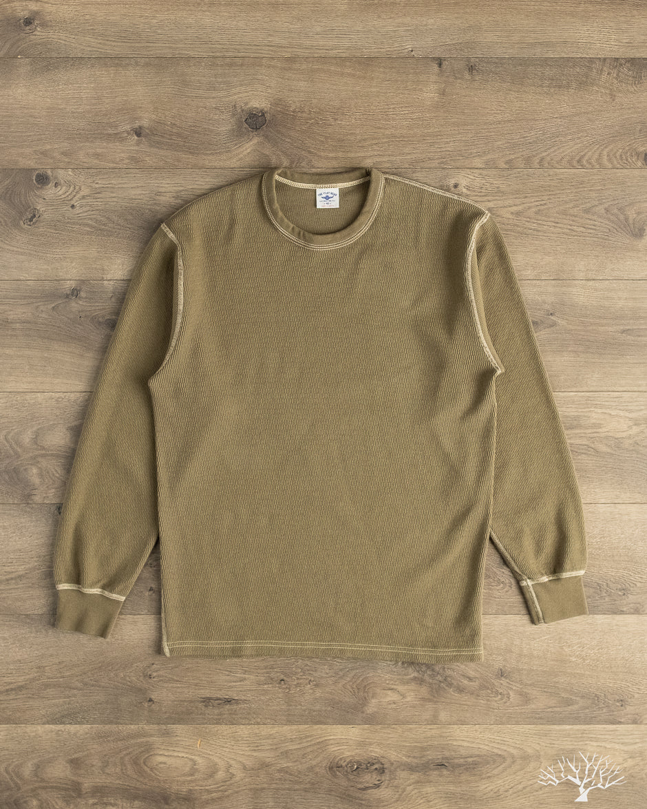 トップス ideaswam 2025AW THERMAL KNIT The Flat Head - FN-THL-101 - Waffle Knit Long-Sleeve Thermal