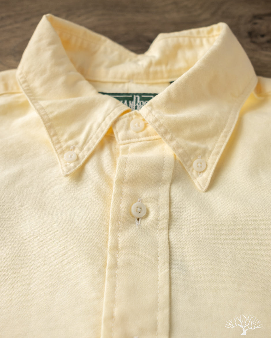Gitman Vintage - Spring Oxford Shirt - Yellow – Withered Fig