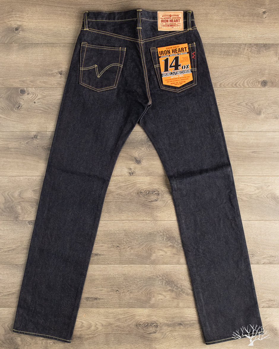 Iron Heart - IH-634S-14 - 14oz Indigo Selvedge Straight Denim