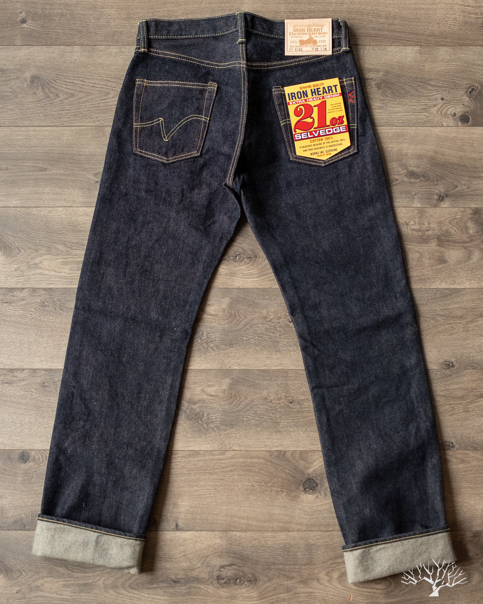 Iron Heart - IH-634S - 21oz Indigo Selvedge Straight Denim