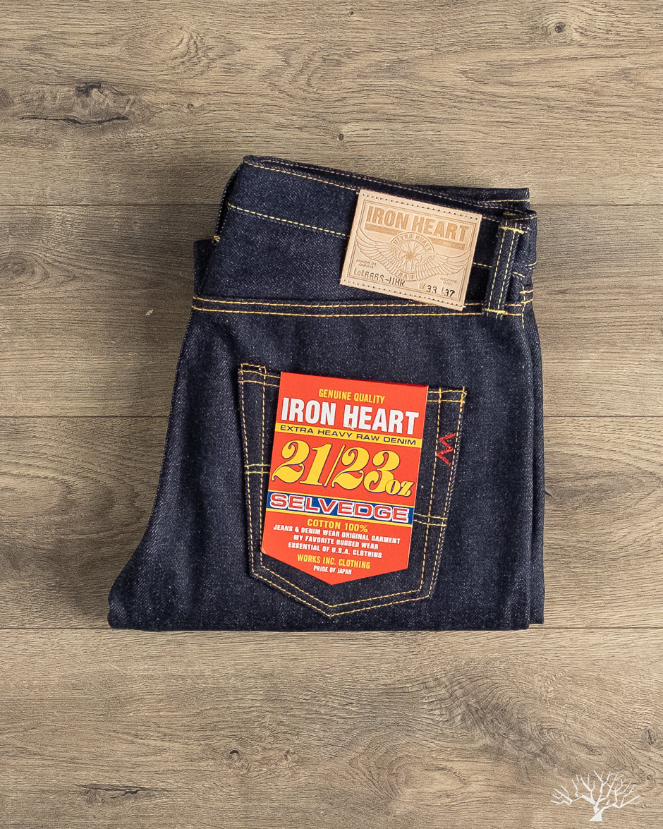 Iron Heart - IH-666S-UHR - 21/23oz Ultra Heavy Raw Indigo Selvedge