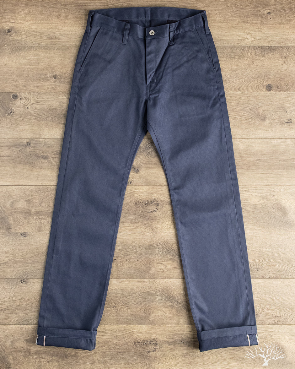 Iron Heart - IH-717-NAV - 9oz Mercerised Selvedge Cotton Straight