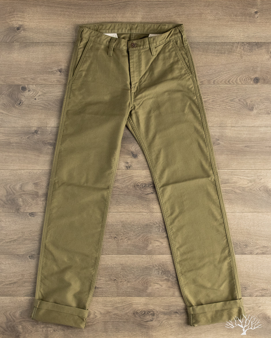 Iron Heart - IH-720-KHA - 11oz Cotton Whipcord Work Pants - Olive