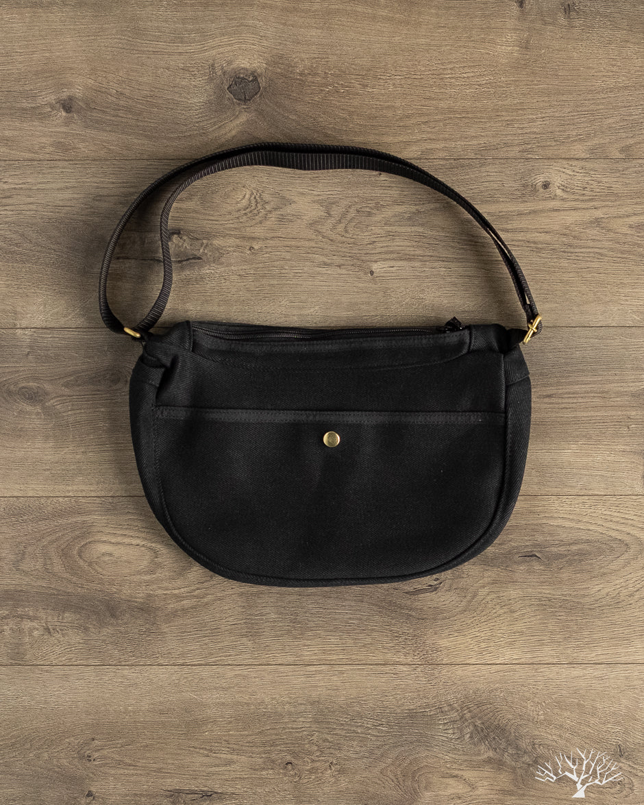Iron Heart - IHE-19-BLK - 21oz Denim Small Shoulder Bag - Black