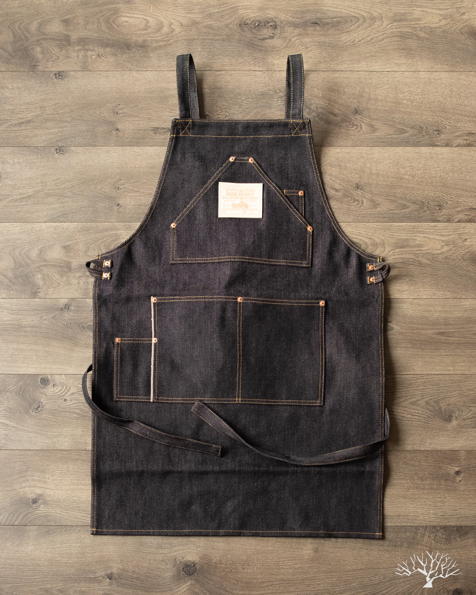 Iron Heart - IHG-056-IND - 21oz Selvedge Denim Apron – Withered Fig