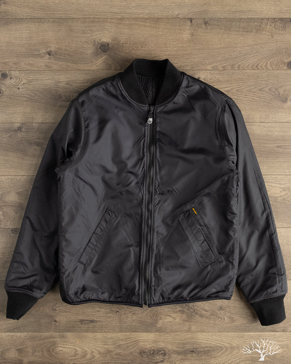 Iron Heart - IHJ-157-BLK - Reversible Fleece Jacket - Black