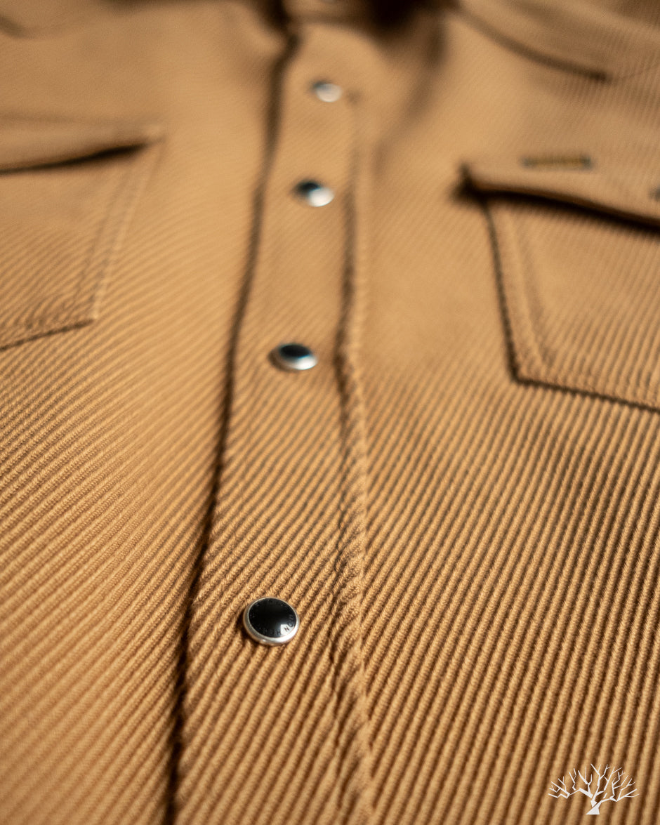 Iron Heart IHSH234CAM Kersey Western Shirt Camel Withered Fig