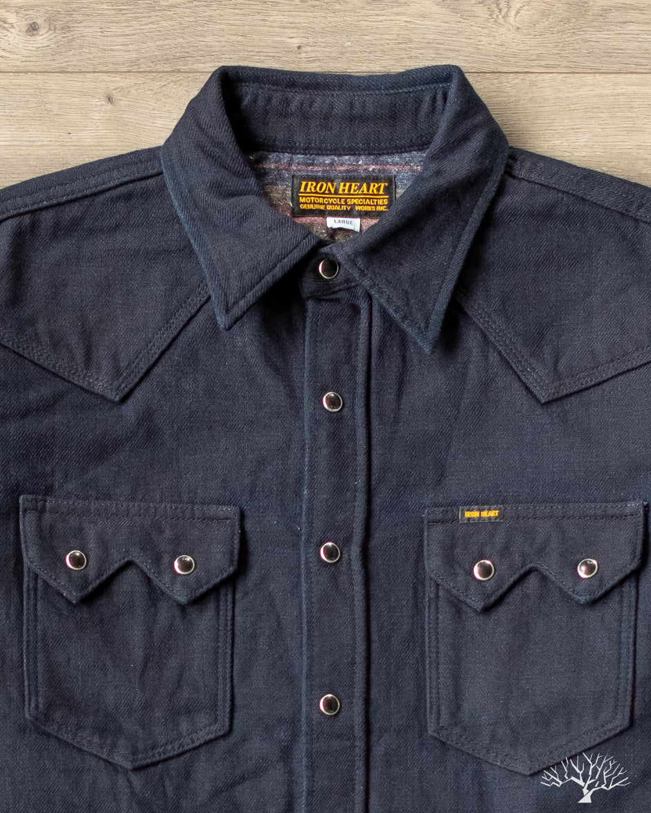 Iron Heart - IHSH-368-IND - 14oz Double Cloth Western Shirt - Indigo –  Withered Fig