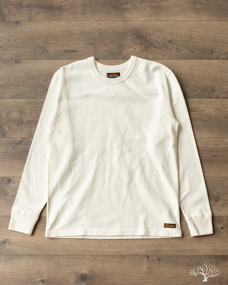 IHTL-1501-WHT 11oz Extra Heavy Long Sleeve Sweater White