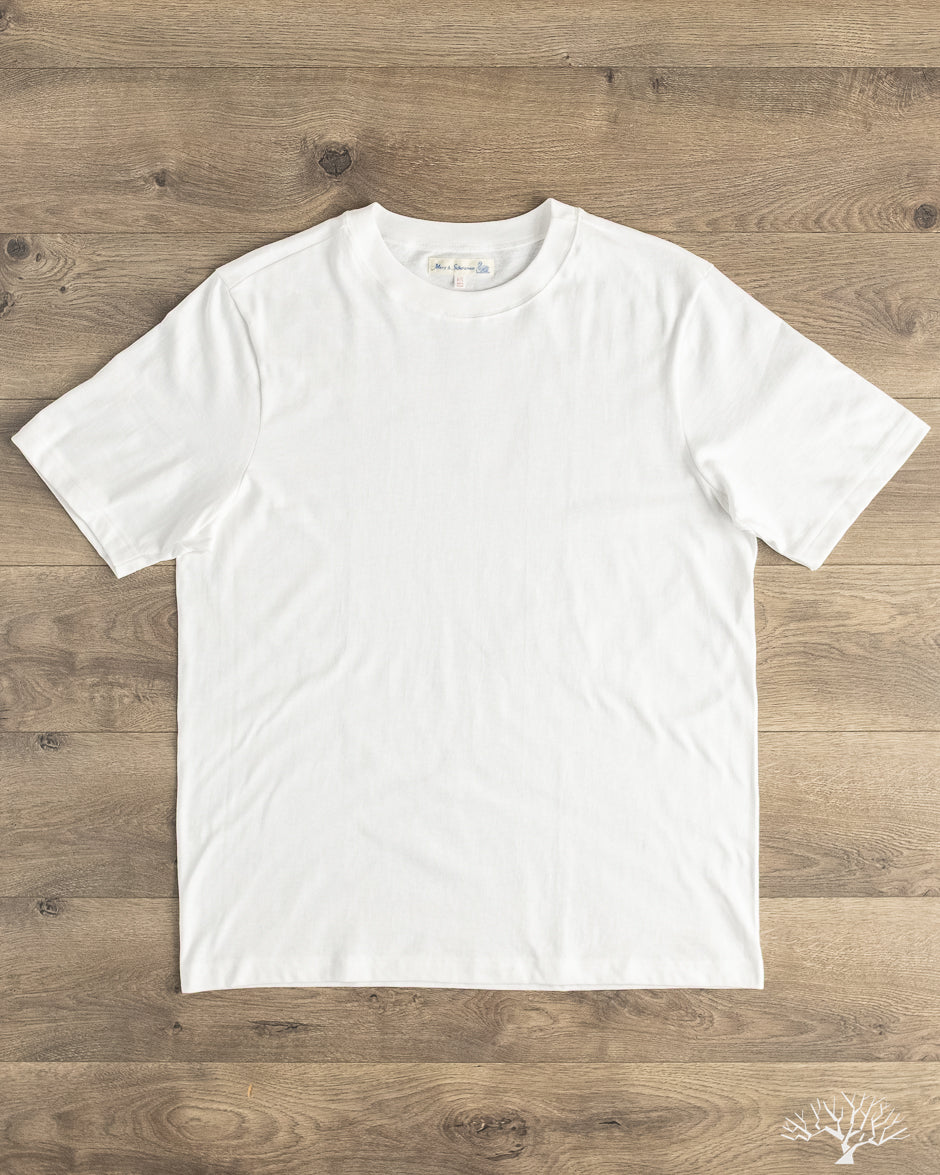 マルスページ Merz b. Schwanen - 1940s Organic Cotton Loopwheel Relaxed Tee