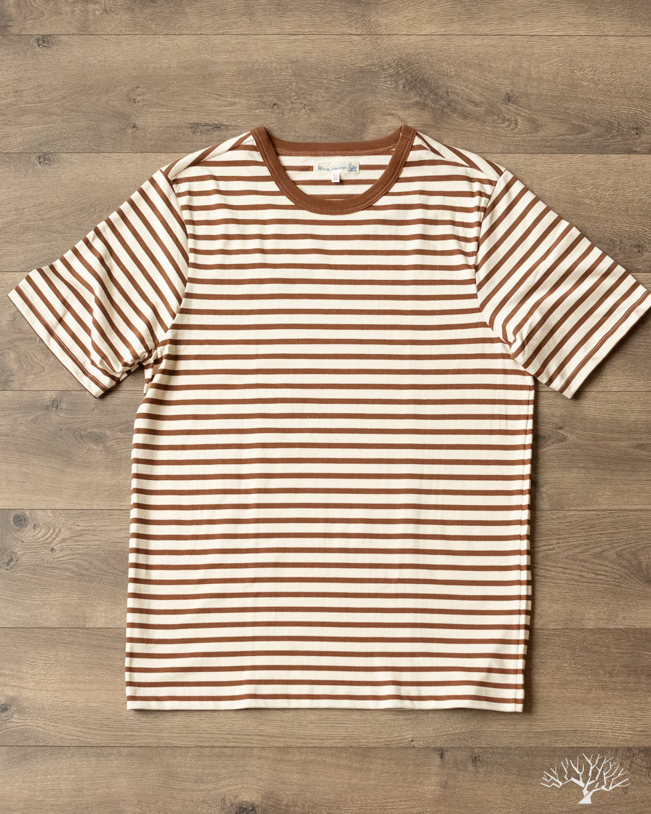 Merz b. Schwanen - 2M14 Sturdy Jersey Relaxed T-Shirt - Nut/Nature