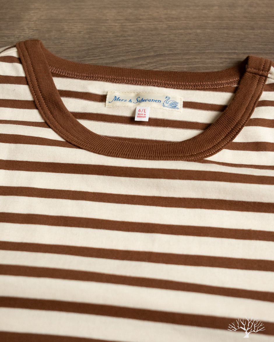 Merz b. Schwanen - 2M14 Sturdy Jersey Relaxed T-Shirt - Nut/Nature