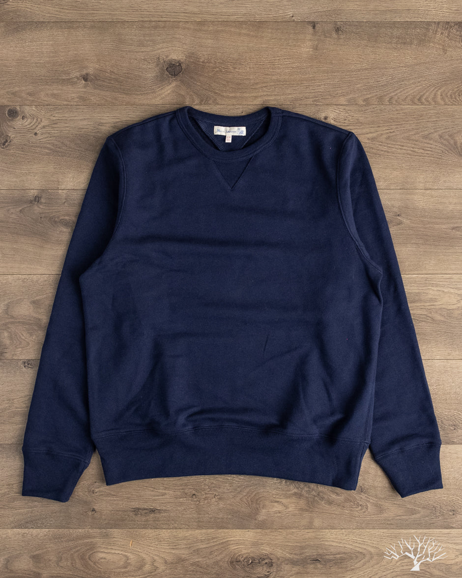 Merz b. Schwanen - 3M46 Loopback Fleece Sweatshirt - Ink Blue