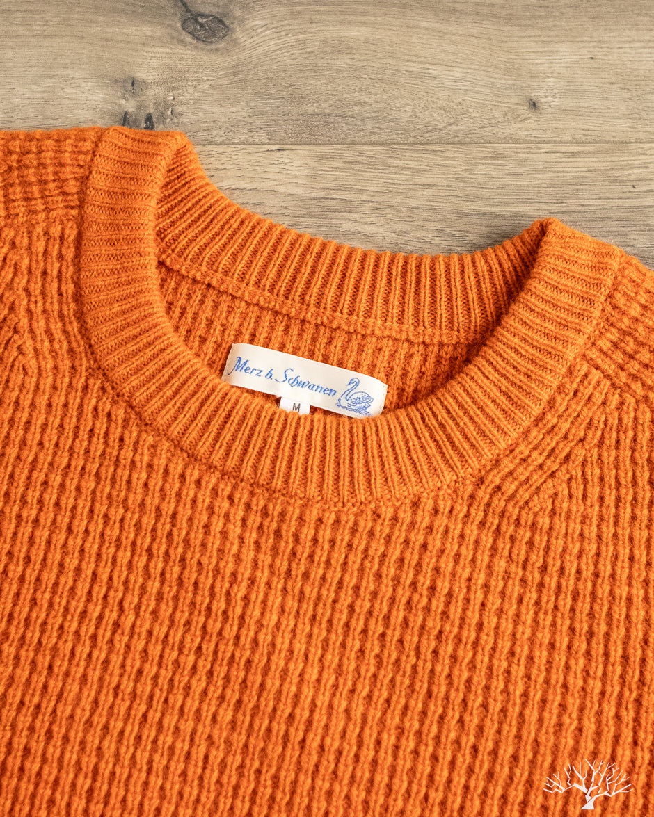 Merz b. Schwanen - BLADE02 Merino Wool-Cashmere Waffle Pullover