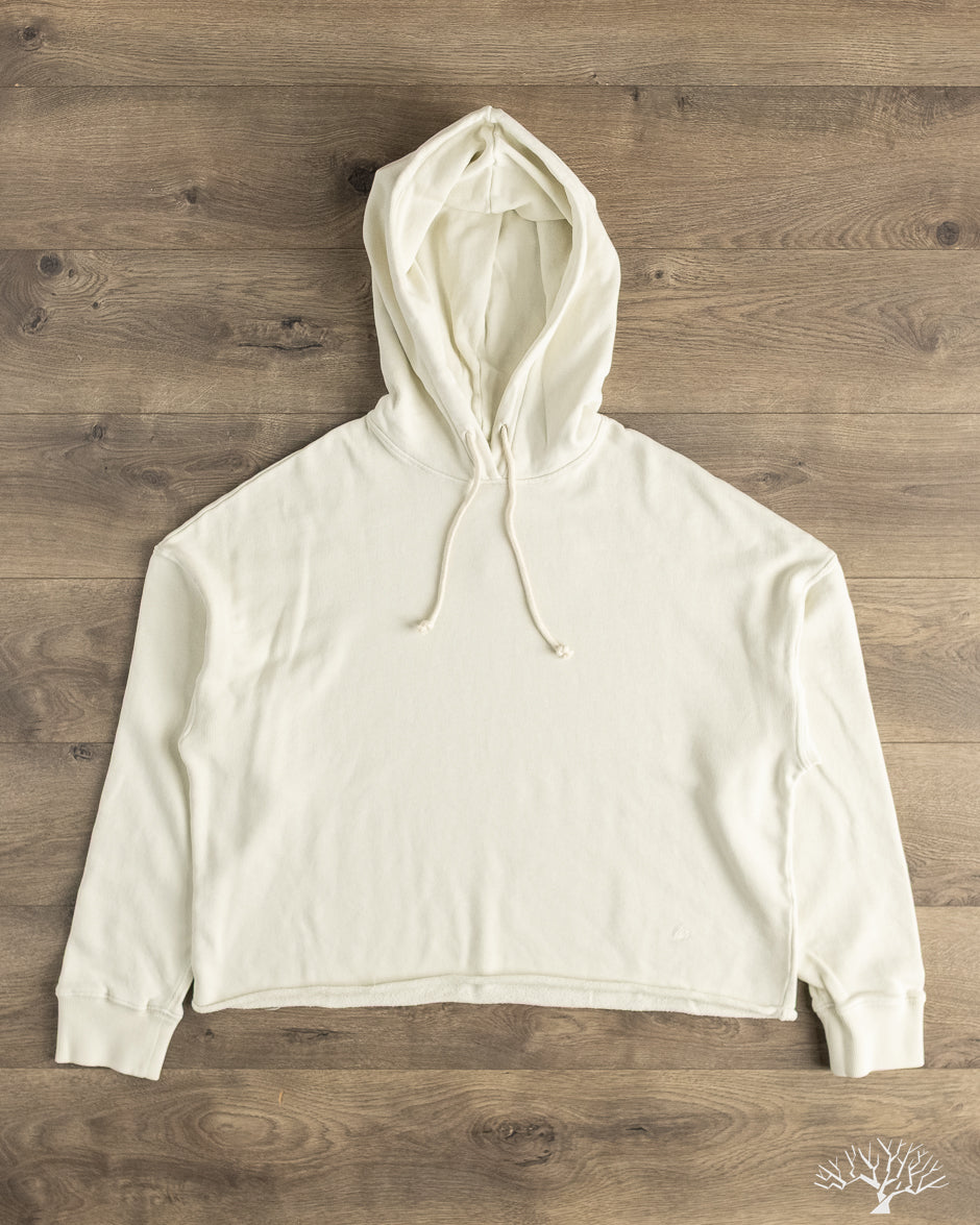 Merz b. Schwanen EDGE03 Women's Retro Fleece Hoodie w/ Open Edge