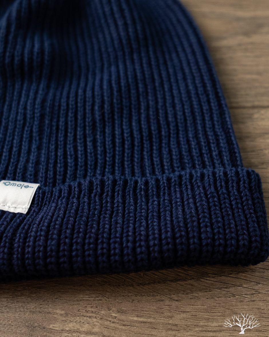 Omoto - 9002 - Cotton Knit Indigo Hand-Dyed Knit Cap – Withered Fig