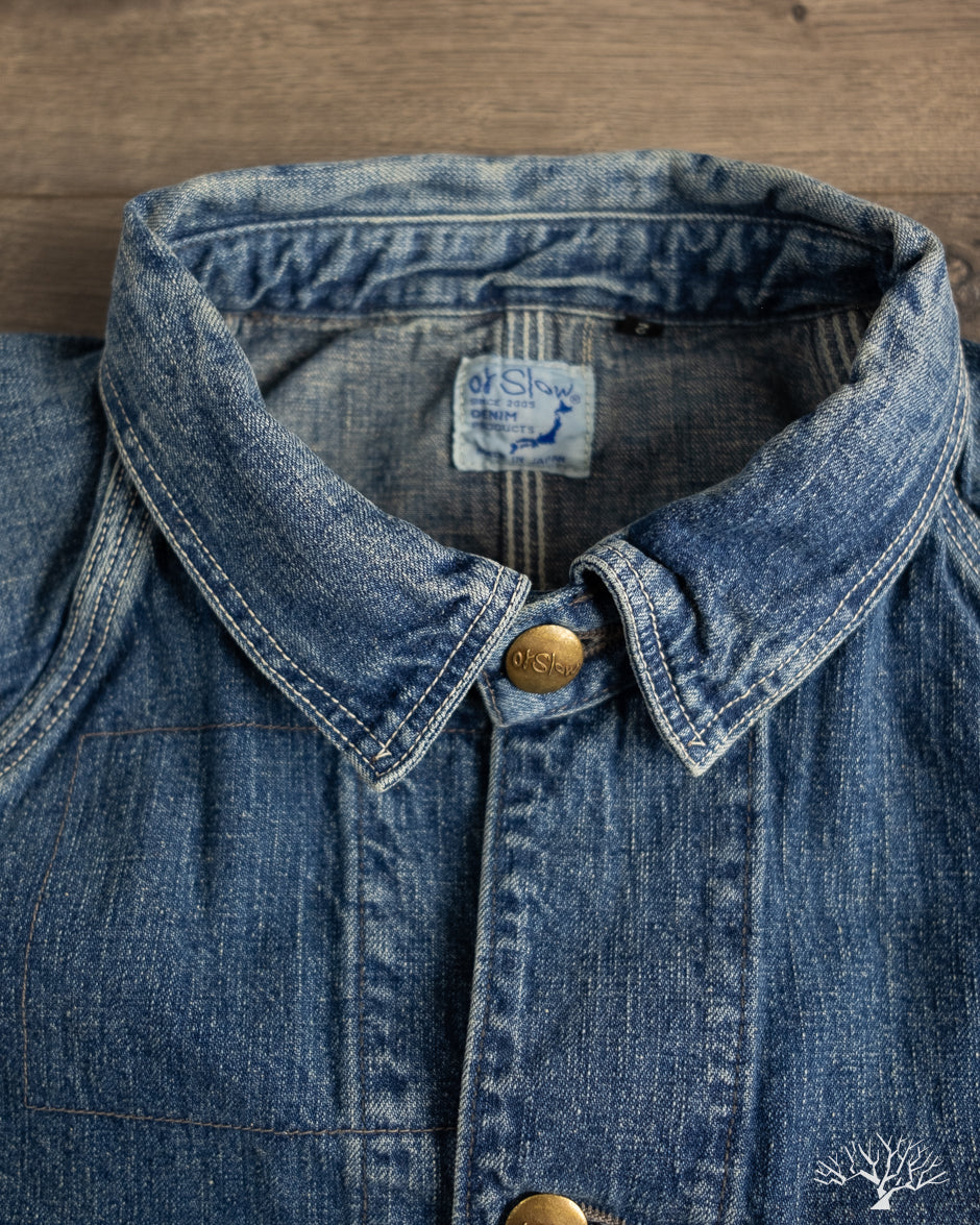 orSlow - 1950's Coverall Used Wash - Denim Used – Withered Fig