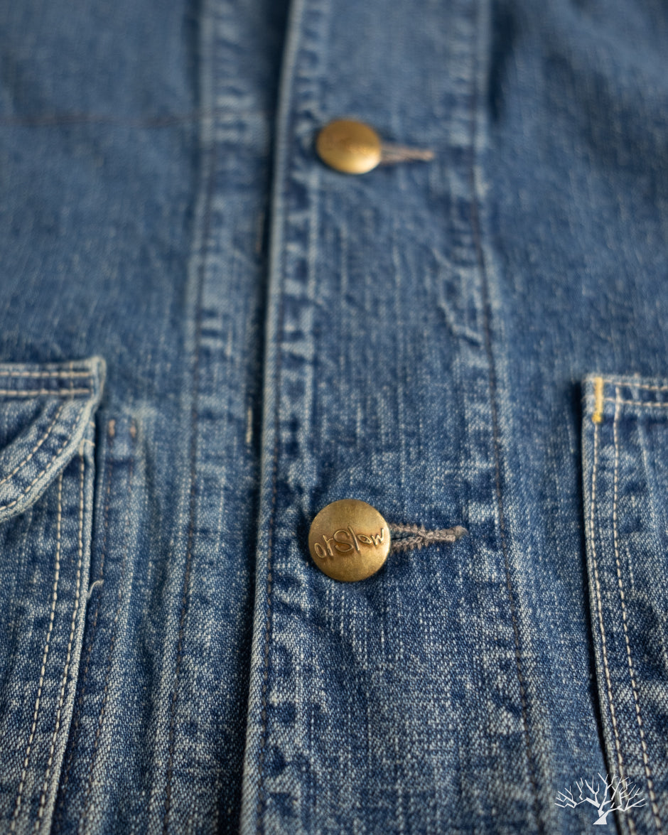 orSlow - 1950's Coverall Used Wash - Denim Used – Withered Fig