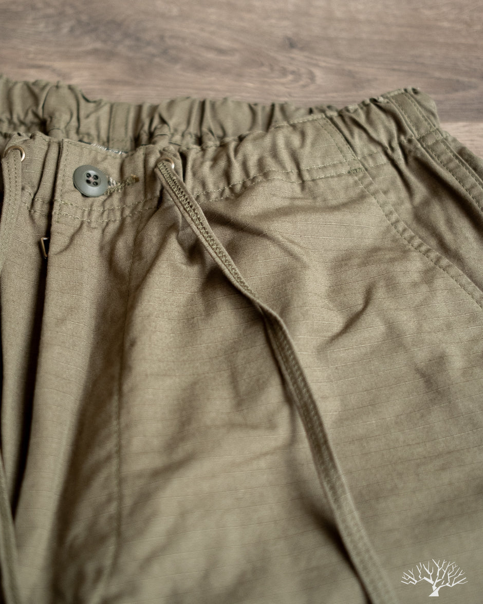 orSlow - New Yorker Shorts - Army Green Ripstop – Withered Fig