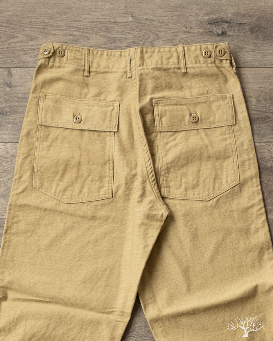 orSlow - Regular Fit Fatigue Pants - Khaki – Withered Fig