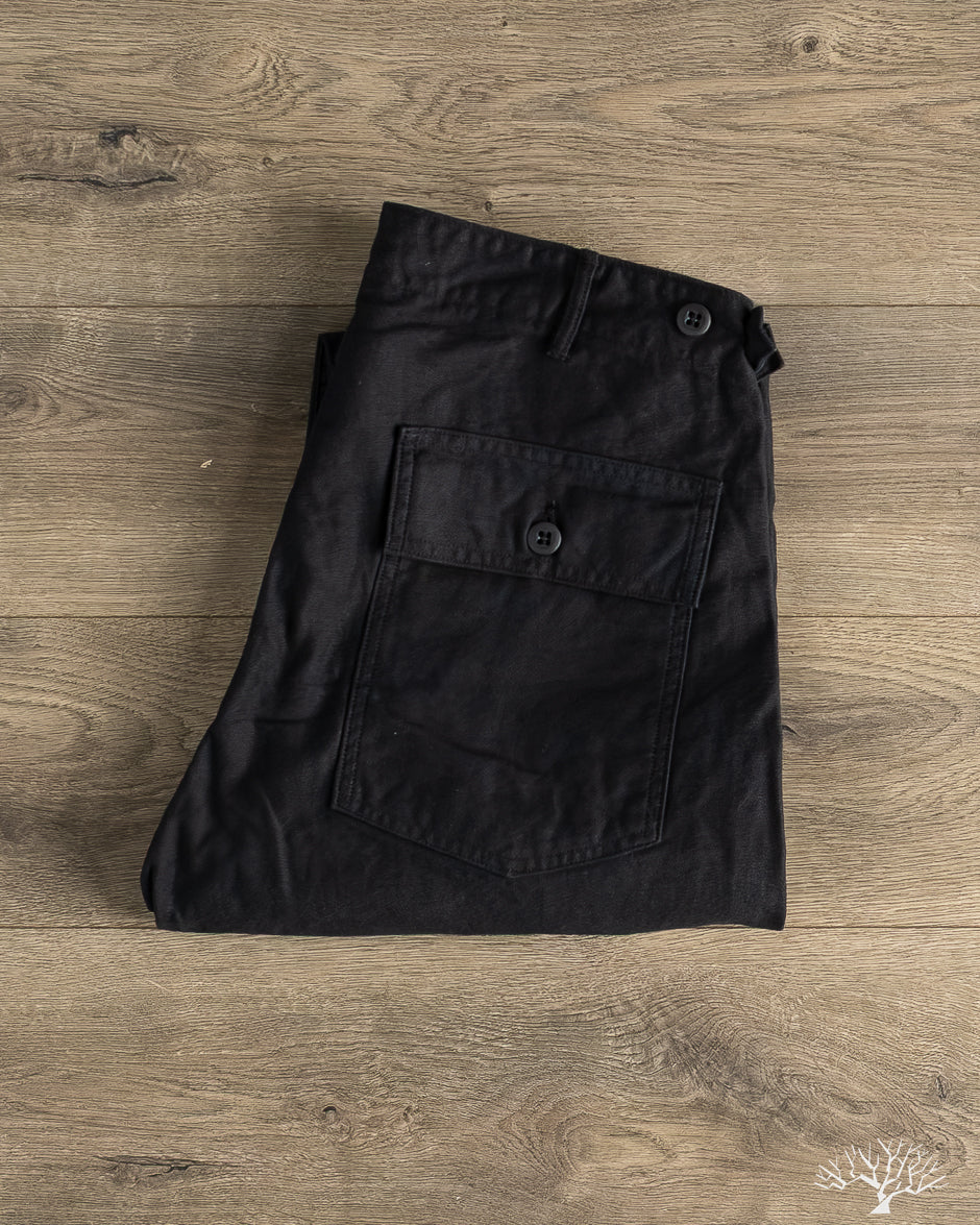 orSlow - Slim Fit Fatigue Pants - Black (J61) – Withered Fig