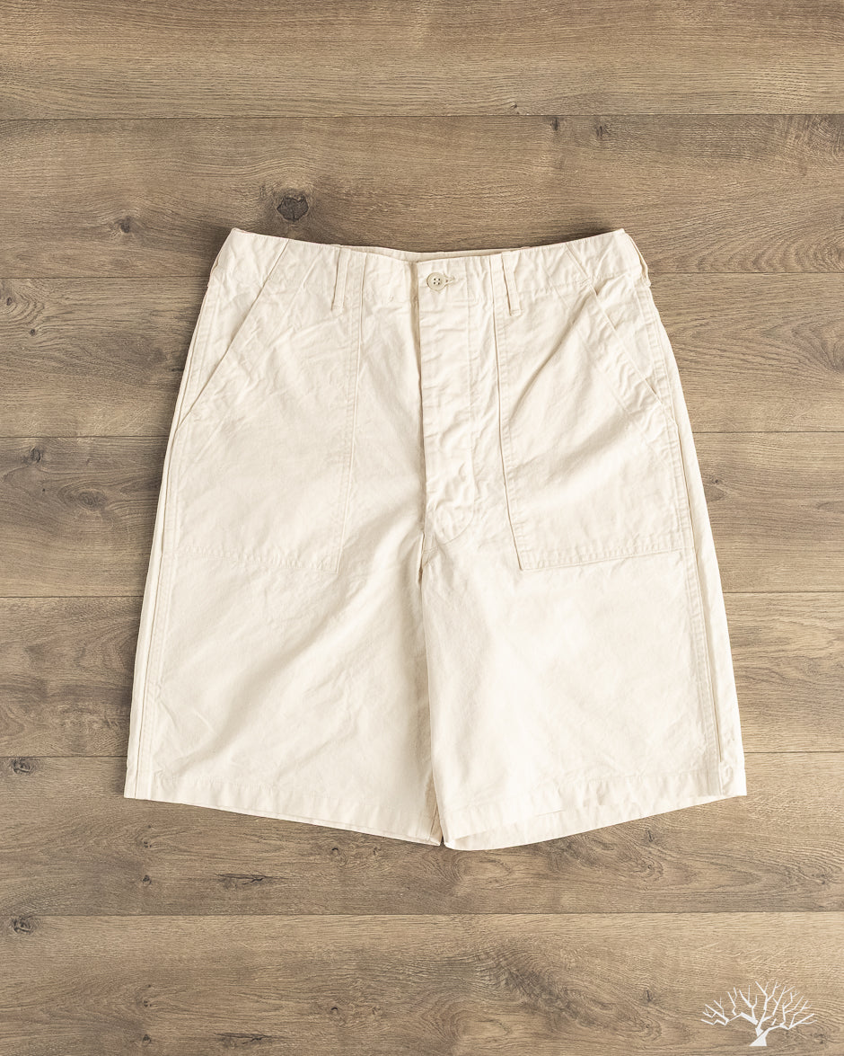 orSlow - Summer Fatigue Shorts - Ecru – Withered Fig