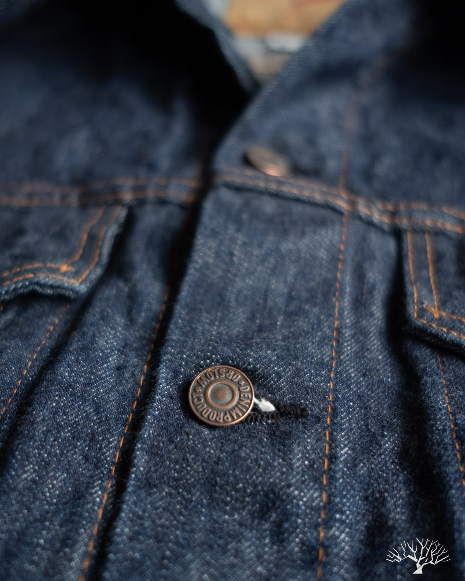 orSlow - 1960's Type 3 Denim Jacket - One Wash – Withered Fig