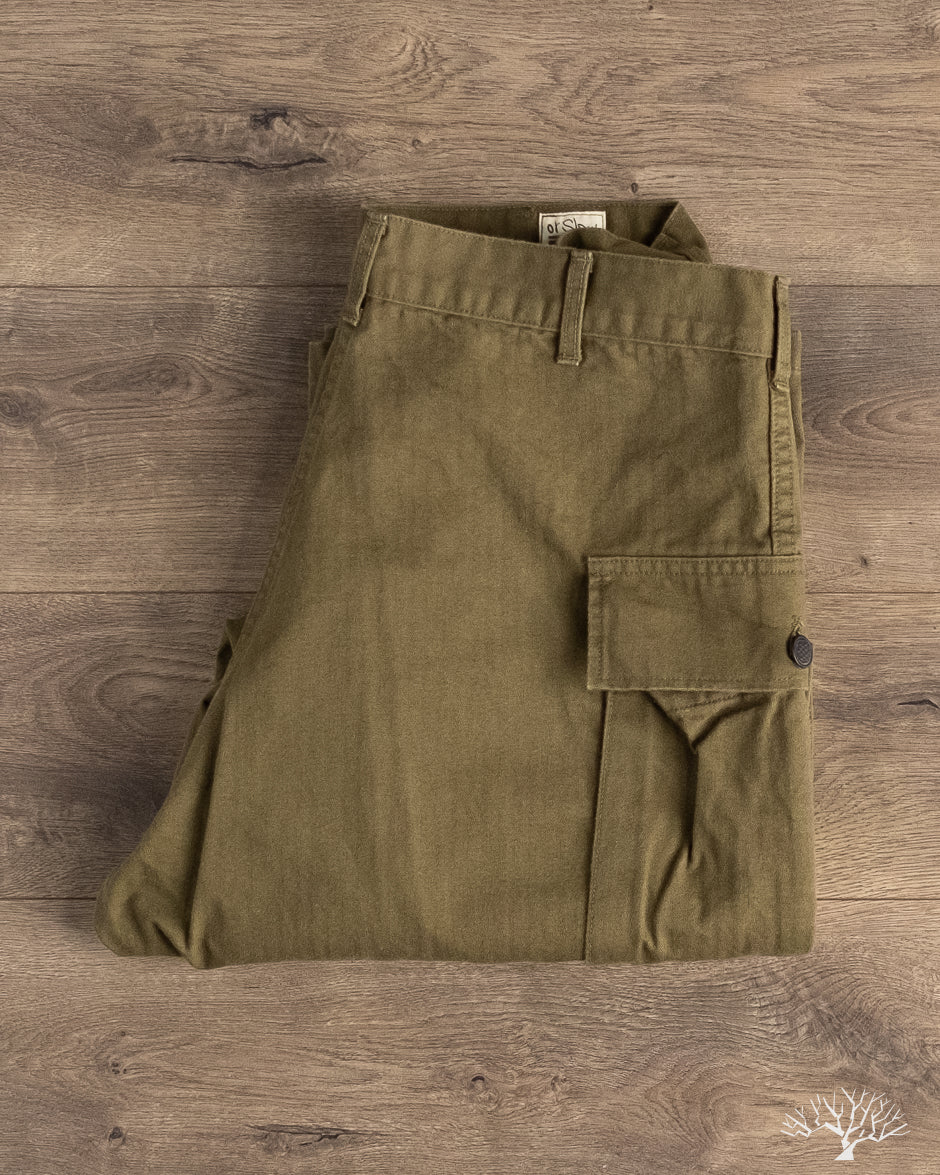 orSlow - U.S. Army 2 Pocket Cargo Pants - Army Green – Withered Fig
