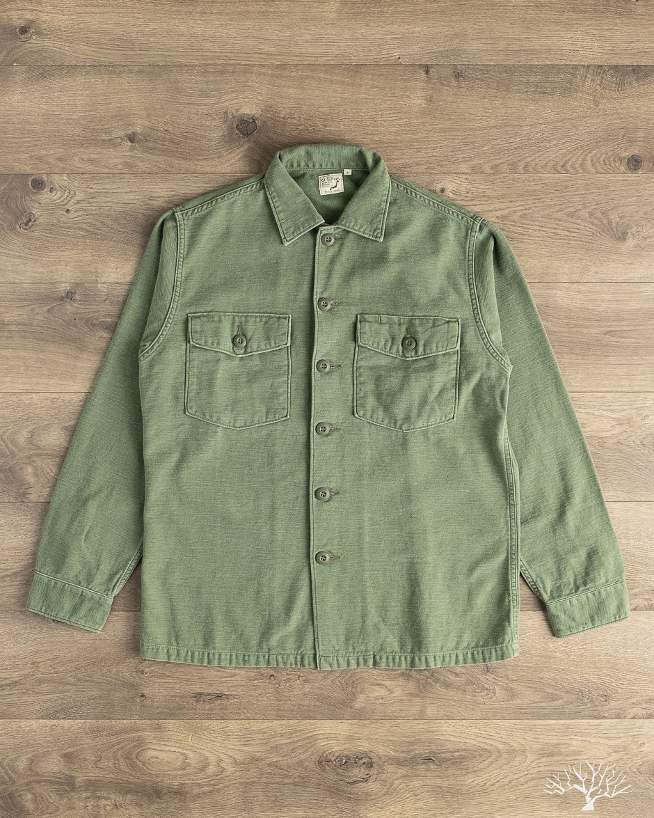 orSlow - U.S. Army Fatigue Shirt - Green Used – Withered Fig
