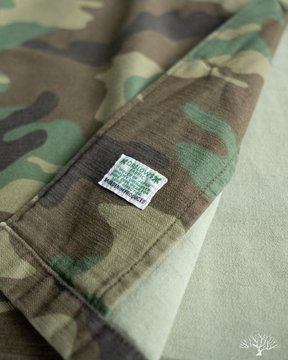 orSlow U.S. Army Fatigue Shirt - Woodland Camo