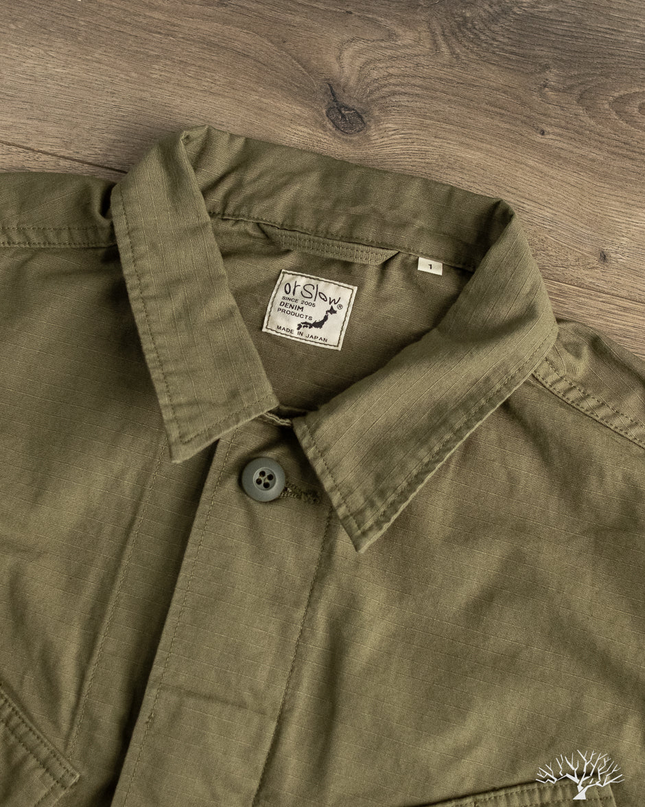 orSlow - U.S. Army Tropical Jacket - Army Green – Withered Fig