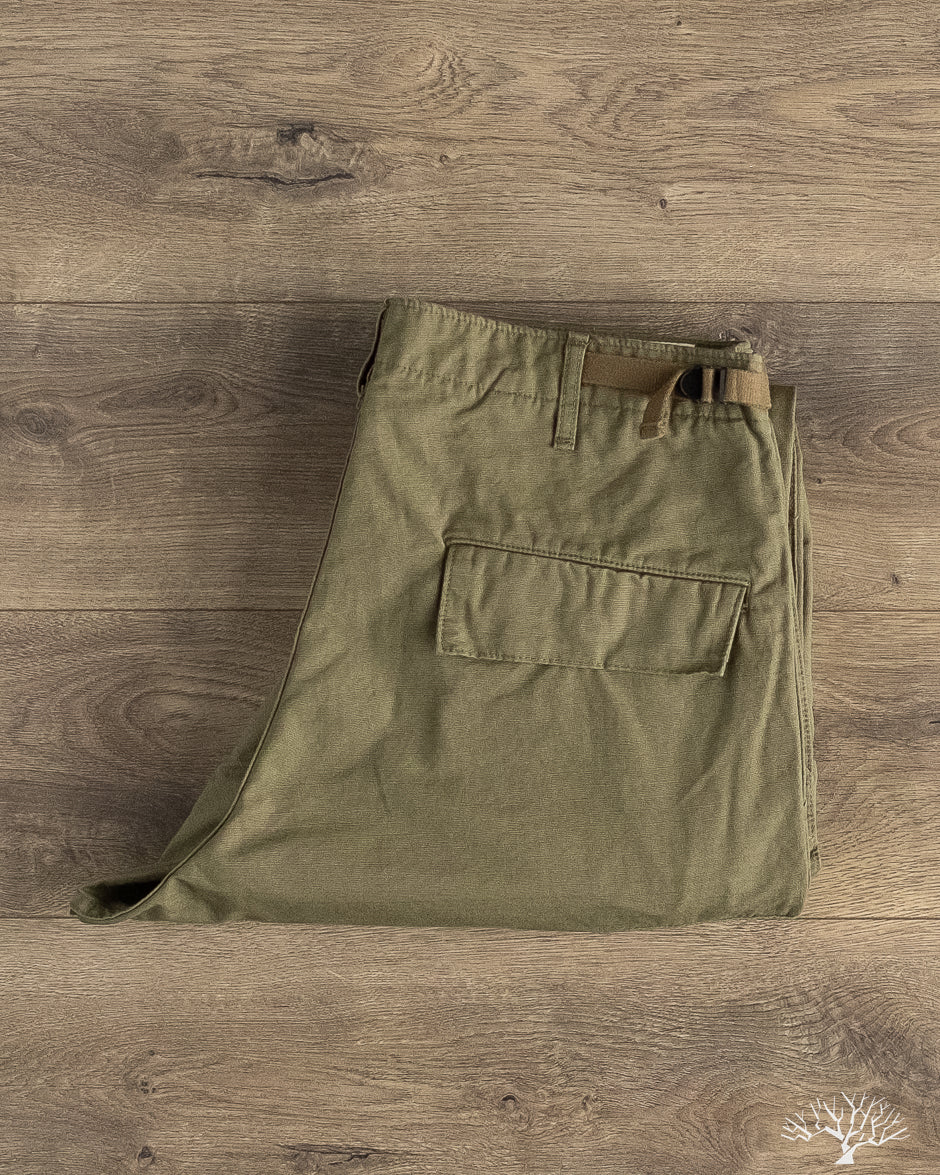 orSlow - Vintage Fit 6 Pocket Cargo Pants - Army Green Ripstop